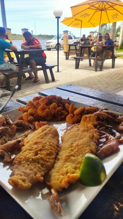 Restaurante & Petisqueira Linguado Frutos do Mar Porções Camarão Peixe Carnes