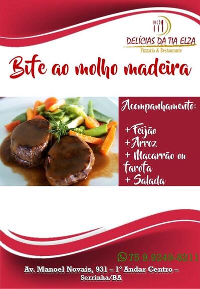 Restaurante e Pizzaria Delícias da Tia Elza