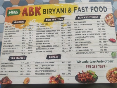 ABK biryani and fast food center
