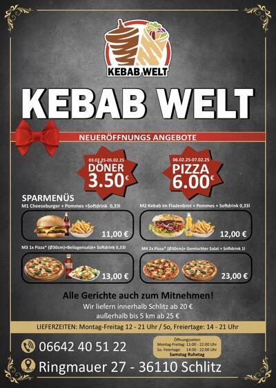 Kebab Welt Schlitz