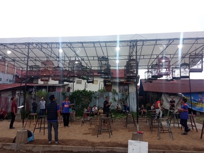 Gantangan permanen “senin ceria &kamis gemilang reborn”