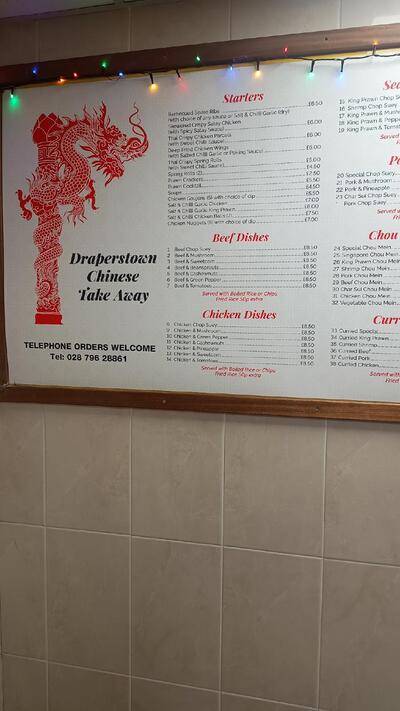 Draperstown Chinese Take Away