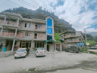 The exterior of Snow view Restaurant