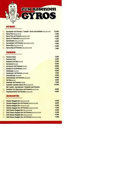 Zum rasenden Gyros