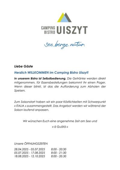 Camping-Bistro Uiszyt
