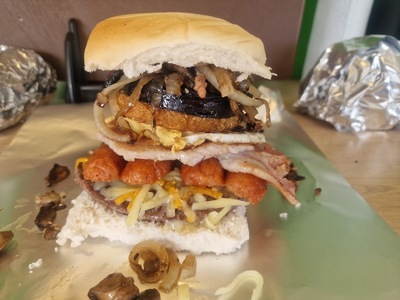 Fully loaded burger van