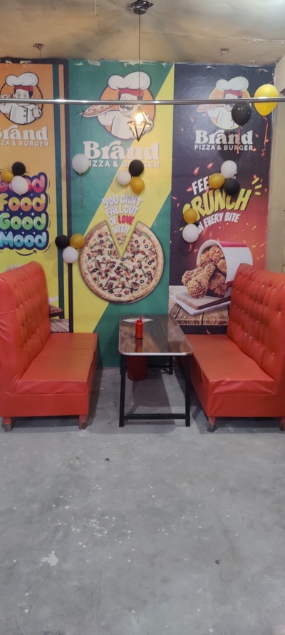 Brand pizza & Burger