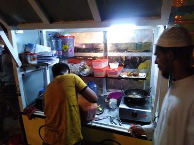 Neon Food Cart