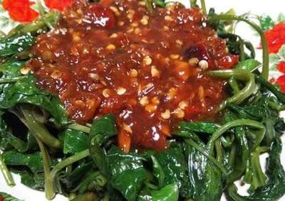 Rujak kangkung Ibu ita