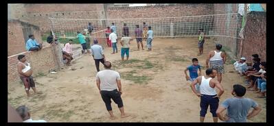 Volleyball ground Painti kalan