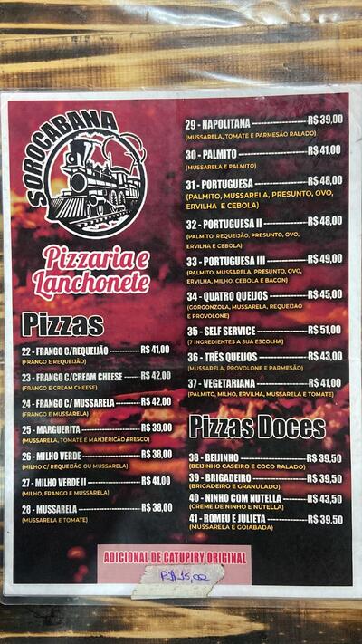 Pizzaria e Lanchonete Sorocabana