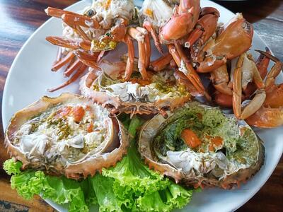 บ้านโบราณซีฟู้ด @บางคอย ชุมพร BaanboranSeafood Chumphon