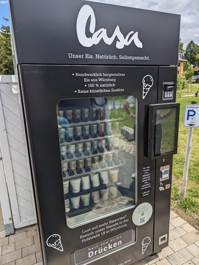 Das Casa Eisautomat Leinach