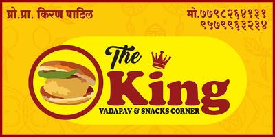 The King Vadapav Snacks Corner