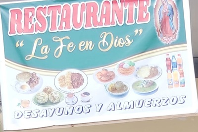 Restaurante "La fe en Dios"
