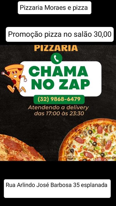 pizzaria Moraes e pizza
