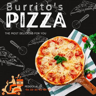 Burrito's pizza