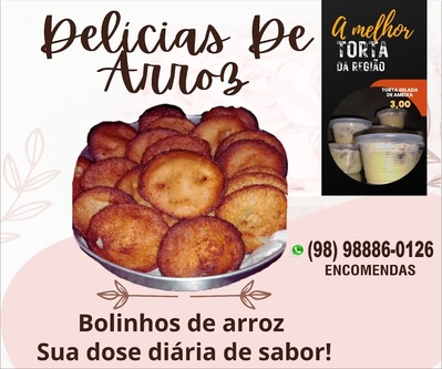Delícias de Arroz - Bolos de Arroz
