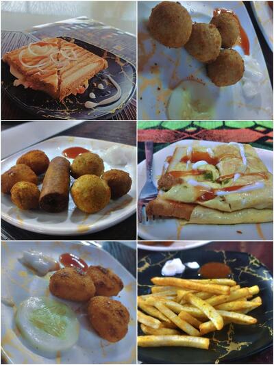 Kd's crispy bites and juice