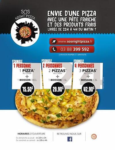SOS NIGHT PIZZA