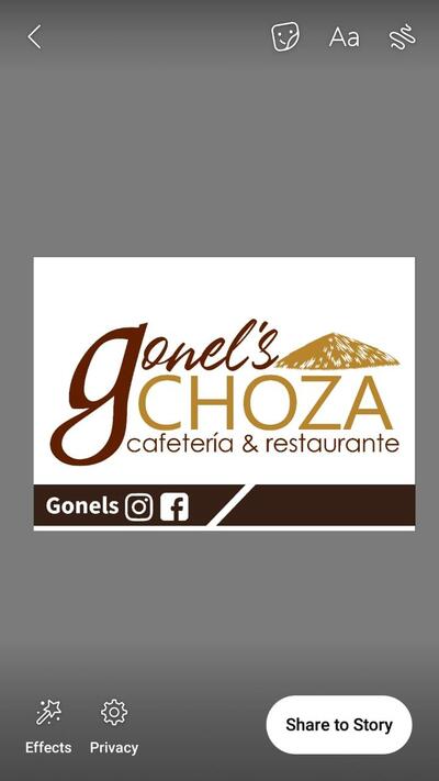 Gonels Choza, Cafetería y Restaurante