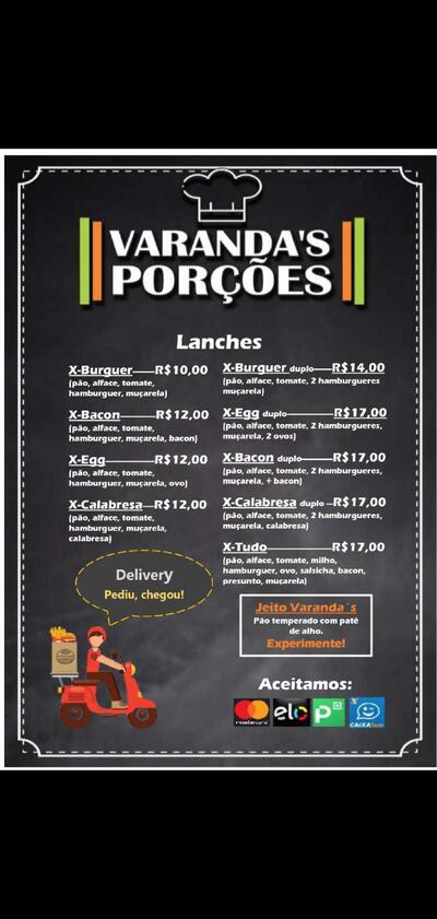 Varanda's Porções