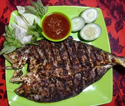 Ikan laut bakar "ayeee"