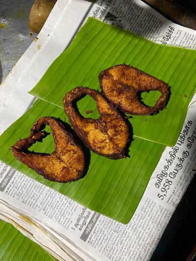 Selvaraj fish fry stall