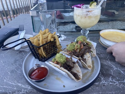 Flaming Margaritas at the Landing