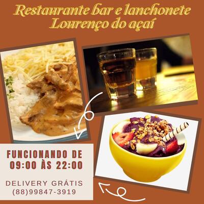 Restaurante bar e lanchonete Lourenço do Açaí