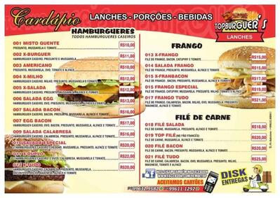 Top Burguer's Lanches