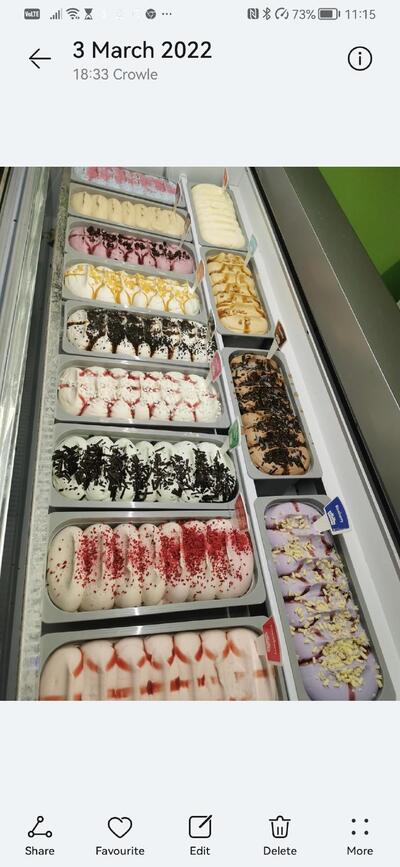 Keeley's ice cream parlour