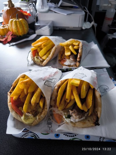 Souvlaki Griechisches Fast Food