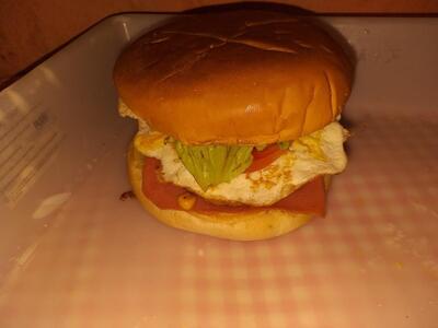 Lanchonete e hambúrguer de júnior