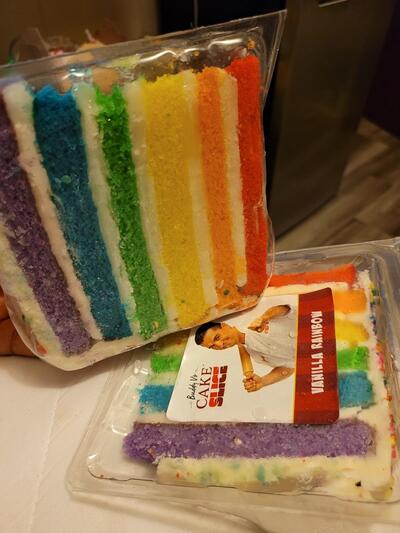 Buddy V's Cake Slice