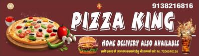 The advertisement displays information about Pizza King