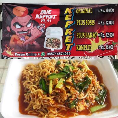 Mie kepret 19.91