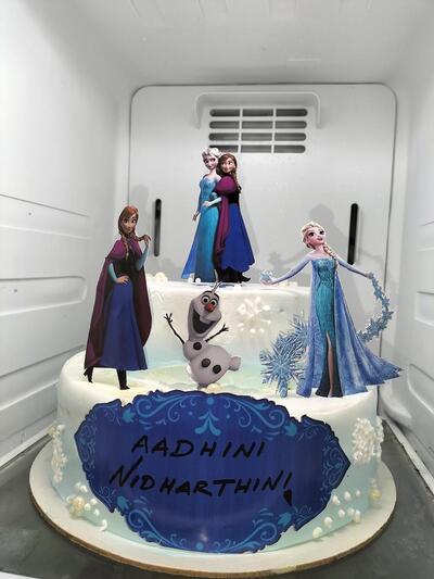 Sprinkle pastries and fries