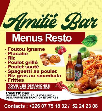 Amitié bar restaurant