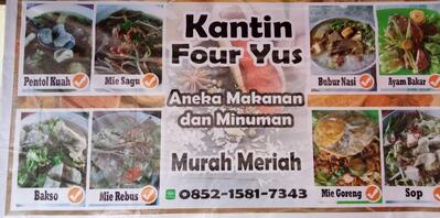 Kantin "Four Yus" Norhadiati