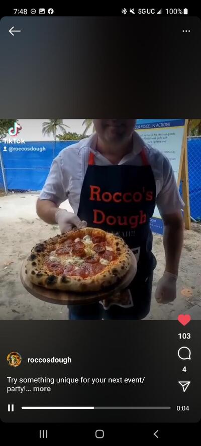 PIZZA @roccosdough: Wood-Fired Artisan Pizza!