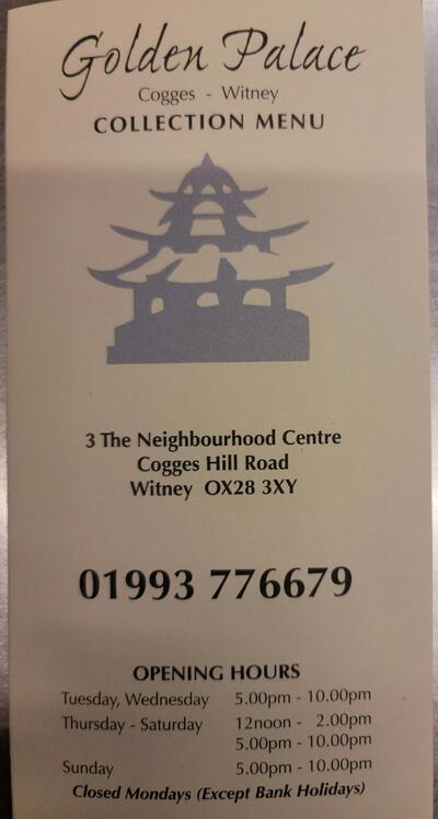 Golden Palace Chinese Take Away