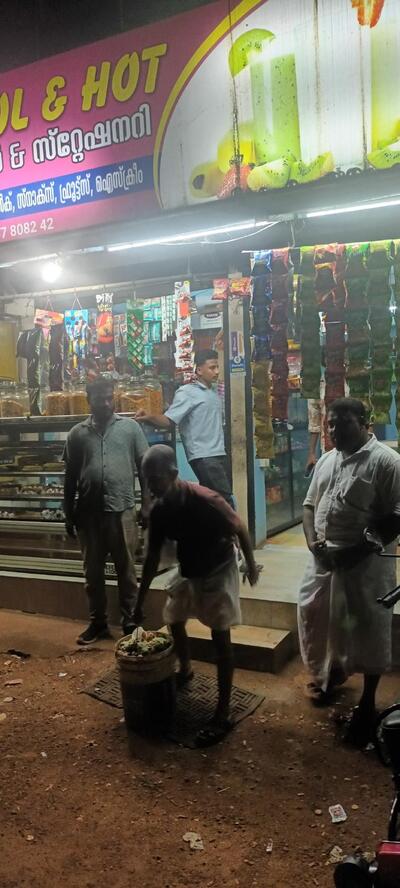 Cool and hot tea stall