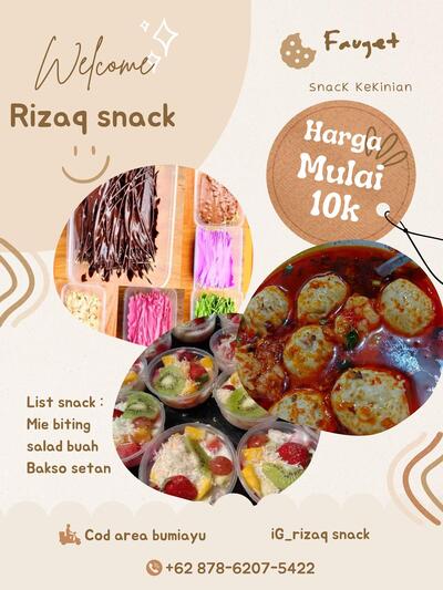 Warung rizaq snack