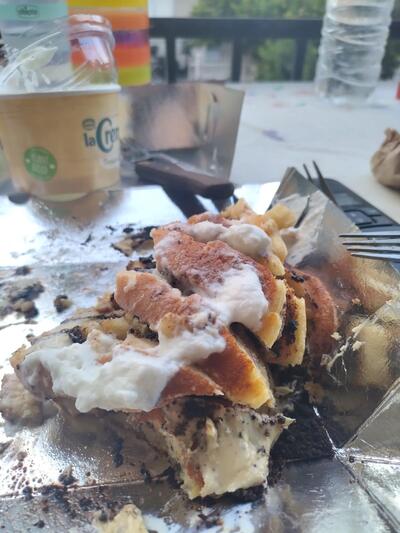 Delicious coffee & snack