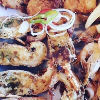 Restaurante garfo com letras