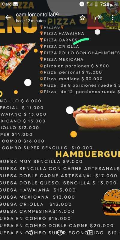 Camilo pizza