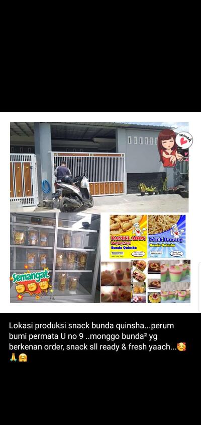 Rumah Produksi Snack Bunda Quinsha