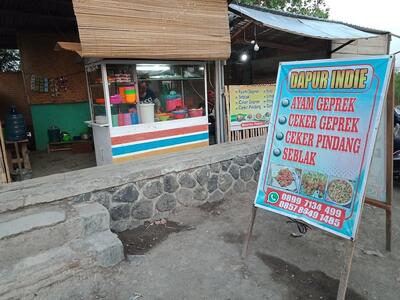 ayam geprek dapur indie