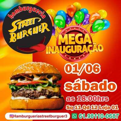 Hamburgueria Street burguer Cidade Ocidental - GO